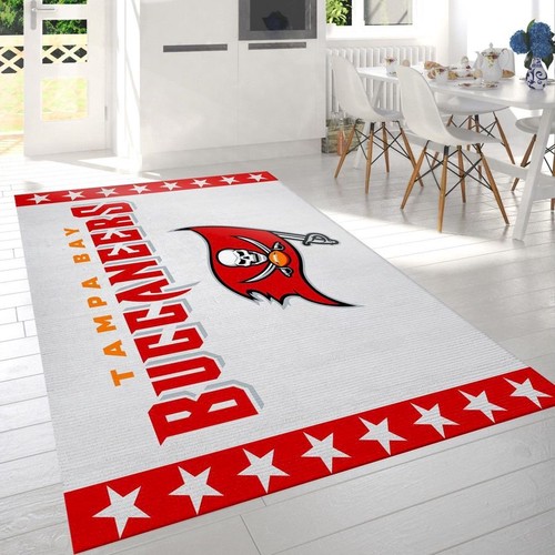 Tampa Bay Buccaneers Nfl Team Logo Rug Bedroom Rug Us Gift Tampa  Chussin | Home Decor Easily