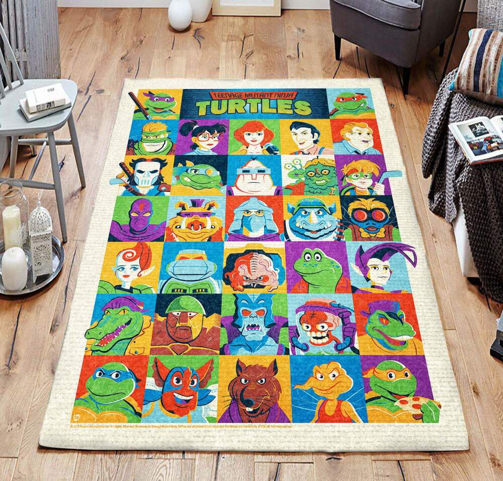 Teenage Mutant Ninja Turtles 6 Dhckl0810 Rug | Home Decor Easily