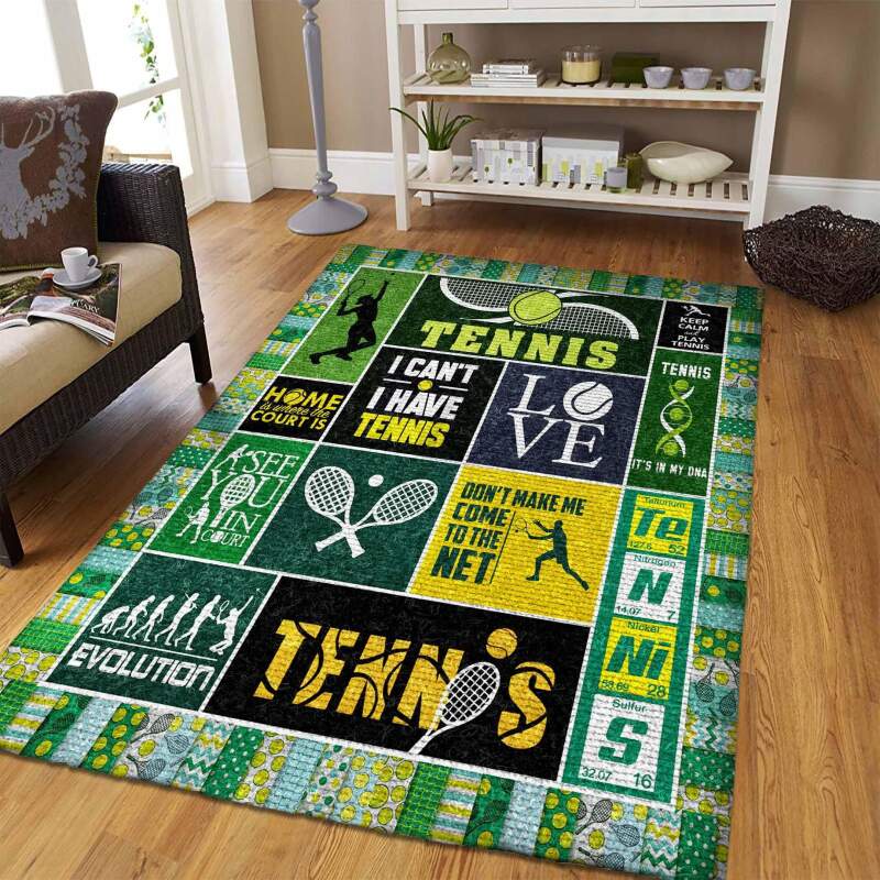 Tennis Rug - Chussin | Home Decor Easily