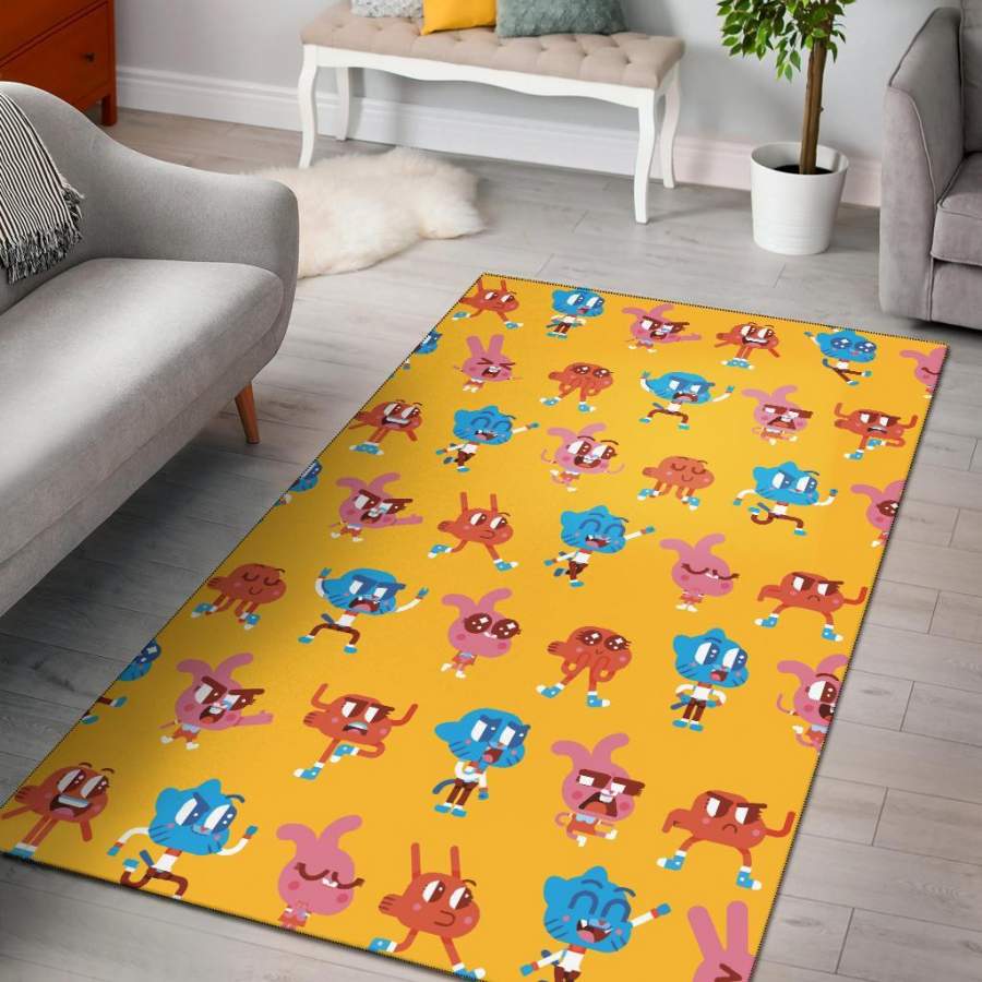 The Amazing World Of Gumball Area Rug  Chussin | Home Decor Easily