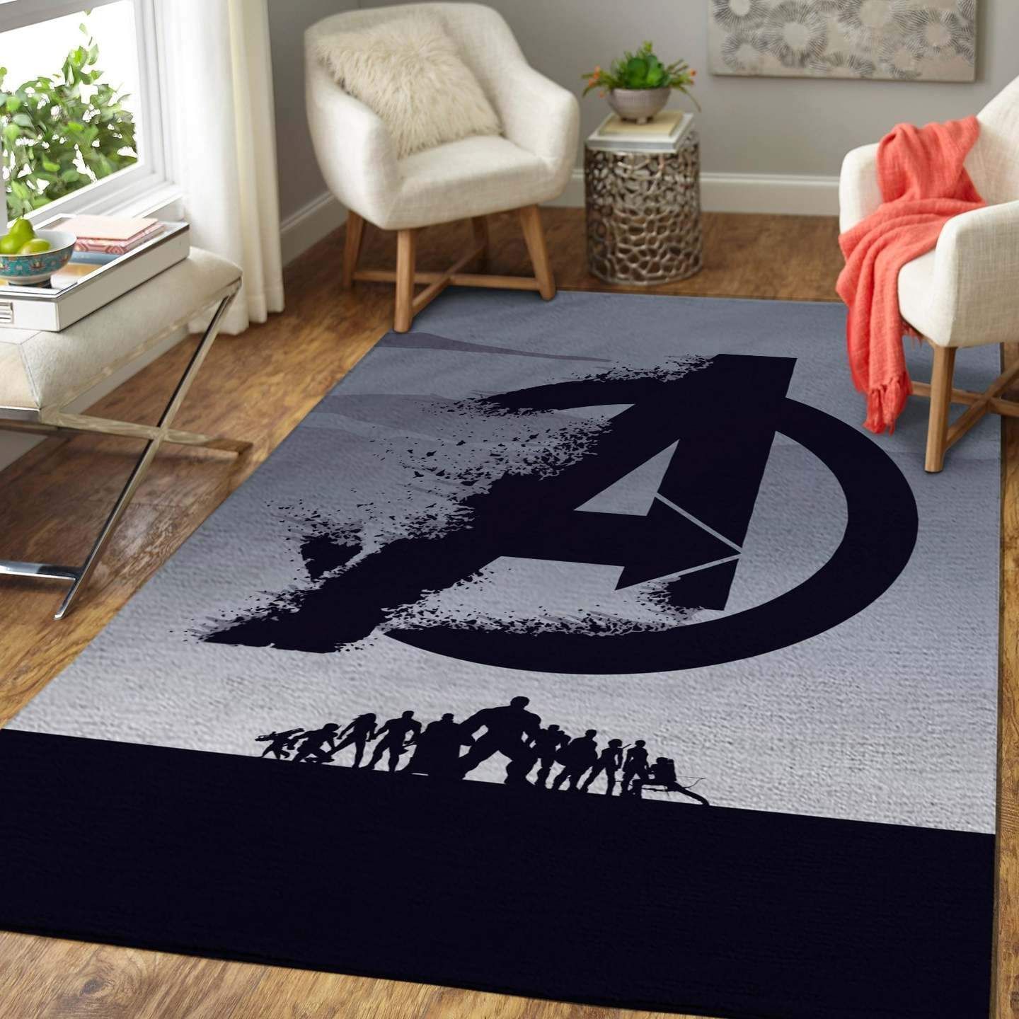 The Avengers Logo Vector Area Rugs 190905 Marvel Superhero  Chussin | Home Decor Easily