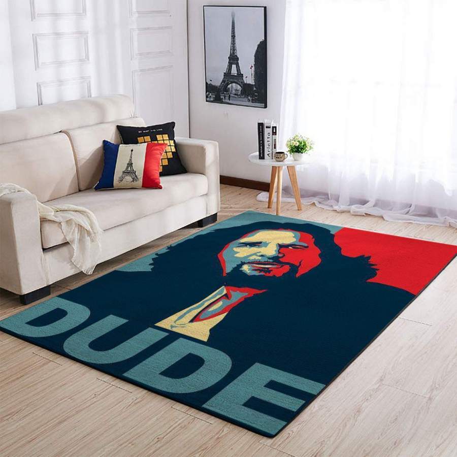 The Dude Area Rug The Big Lebowski Movie Ofd 19091901  Chussin | Home Decor Easily
