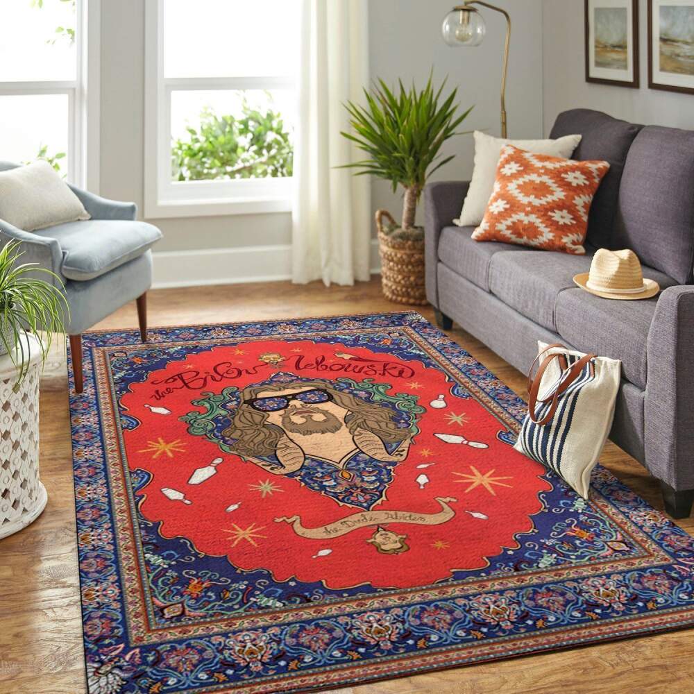 The Dude Area The Big Lebowski Movie Rug Regtangle  Chussin | Home Decor Easily