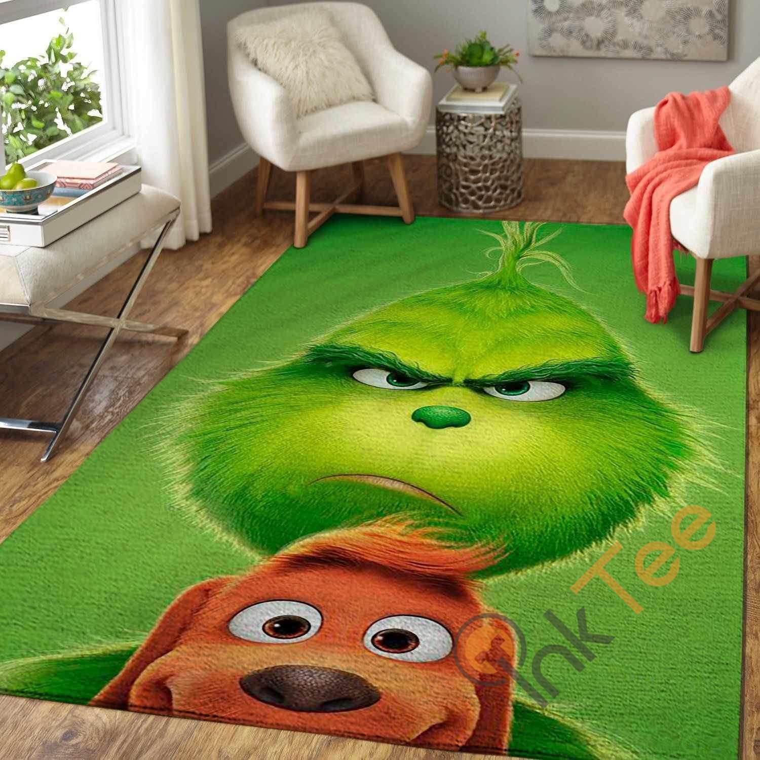 The Grinch Area Rug -  Chussin | Home Decor Easily