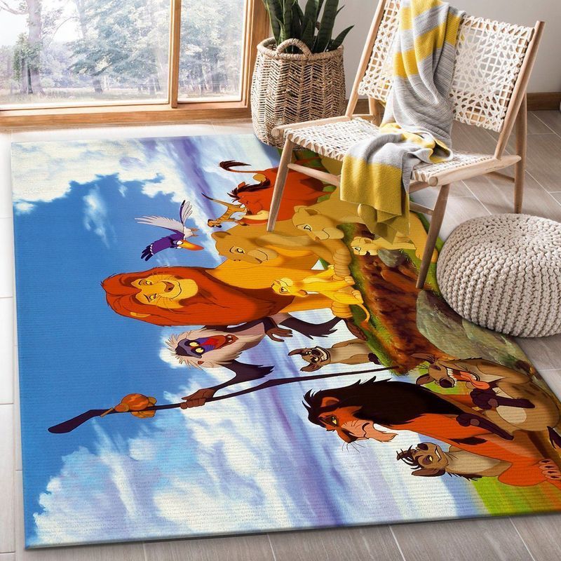 The Lion King The Pride Area Rug And  Chussin | Home Decor Easily