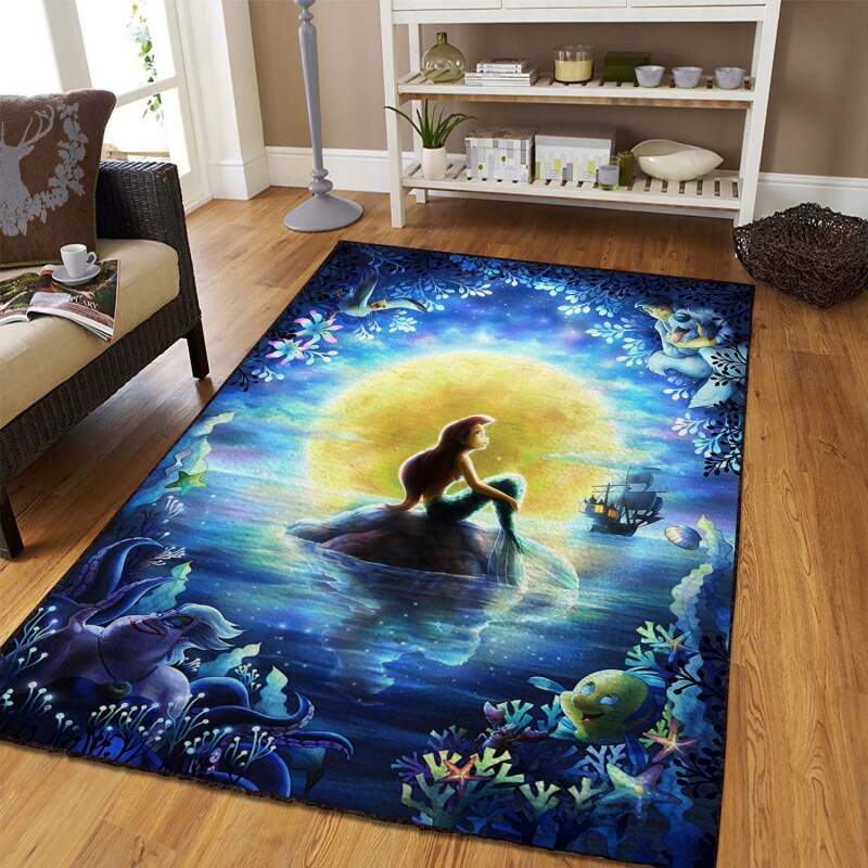 The Little Mermaid Area Rug -  Chussin | Home Decor Easily