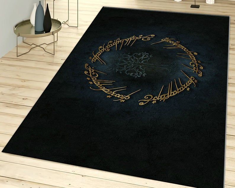 The Lord Of The Ring 3 Area Rug And  Chussin | Home Decor Easily
