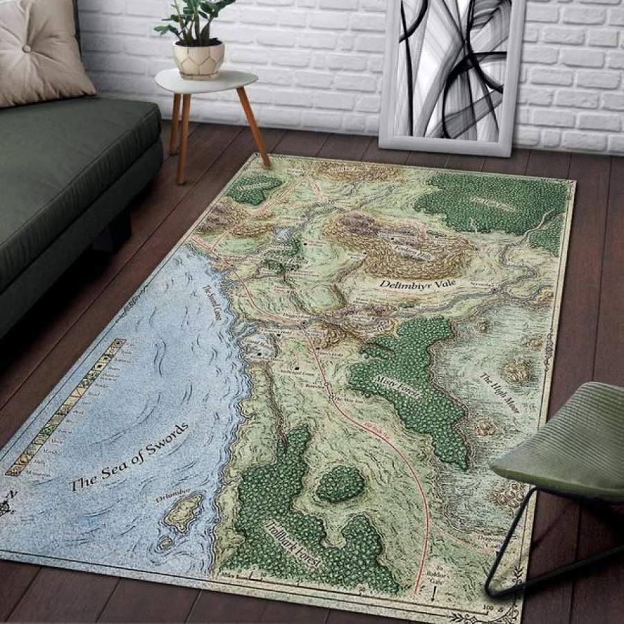 The Sword Coast Area Rug Bedroom Chussin | Home Decor Easily
