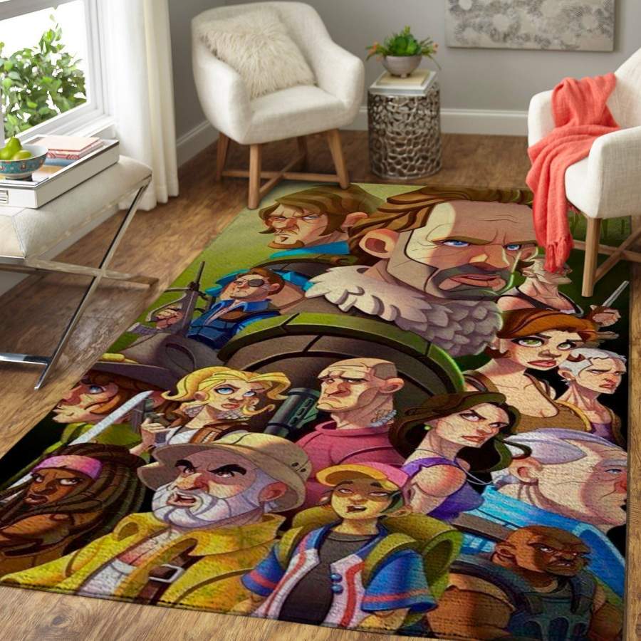 The Waking Dead Area Rug Movie Ofd 191026  Chussin | Home Decor Easily