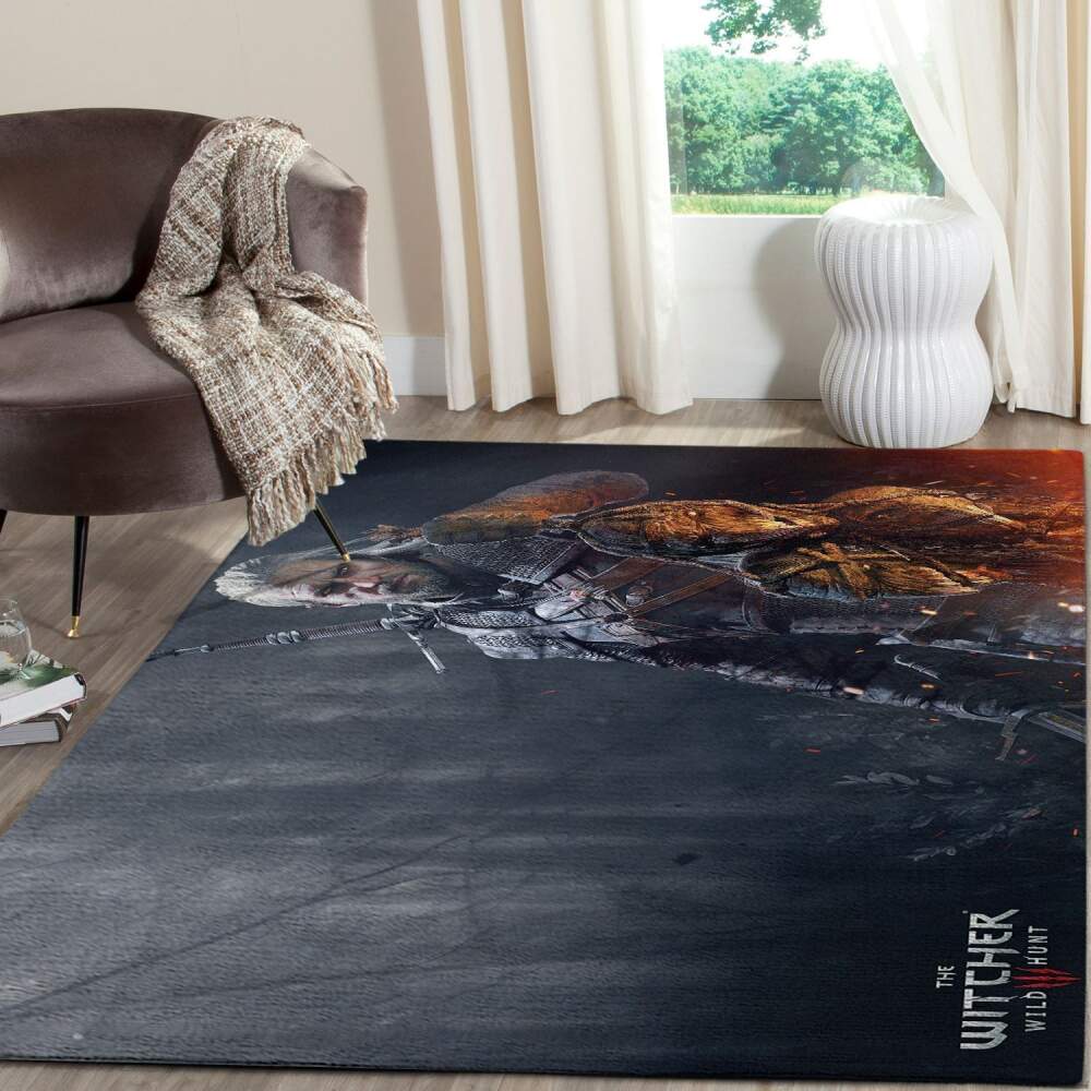 The Witcher Gaming Area Rugs Fn140131  Chussin | Home Decor Easily