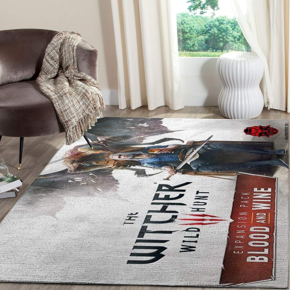 The Witcher Gaming Area Rugs Fn140138  Chussin | Home Decor Easily