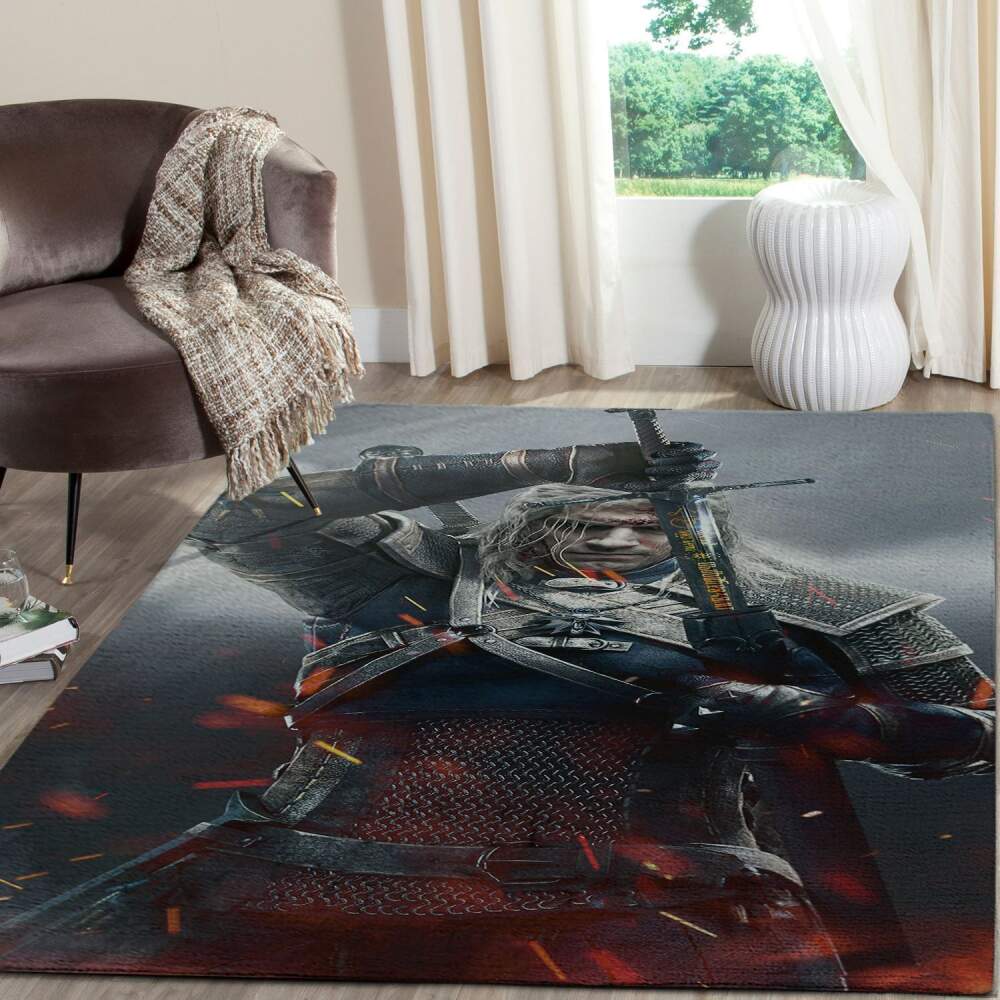 The Witcher Gaming Area Rugs Fn150101  Chussin | Home Decor Easily