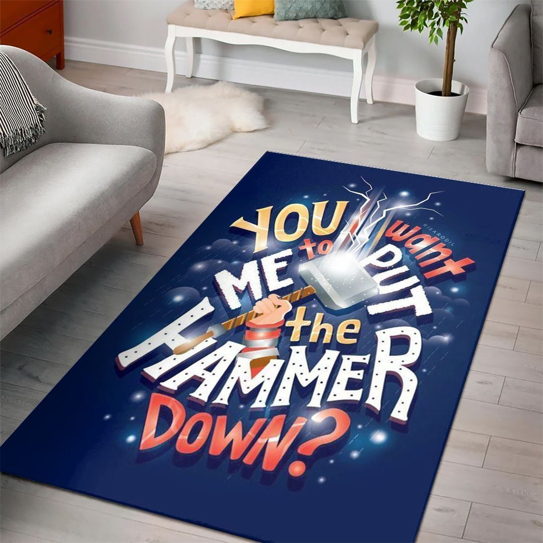 Thor Marvel Superhero Movies Area Rugs  Chussin | Home Decor Easily