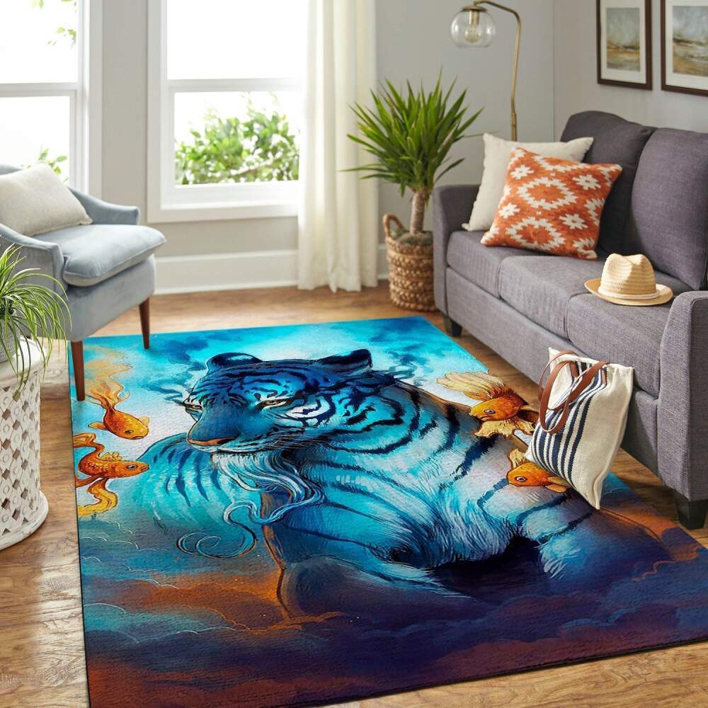Tiger Area Rug Dreaming In The Ocean Area Dto190827 Ofd Area Rug Regtangle  Chussin | Home Decor Easily