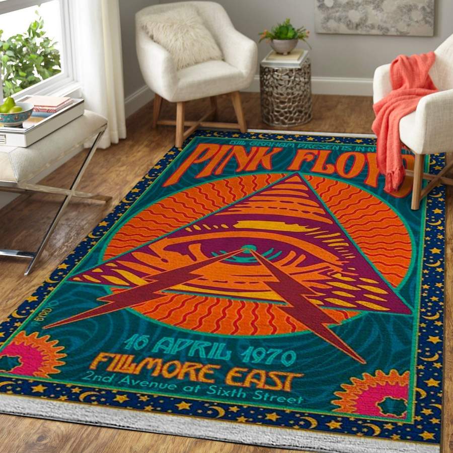 Tiki Hibiscus Pattern Print Area Rug  Chussin | Home Decor Easily