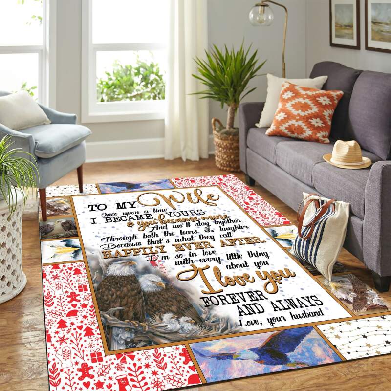 To My Wife Carpet Area Rug -  Chussin | Home Decor Easily