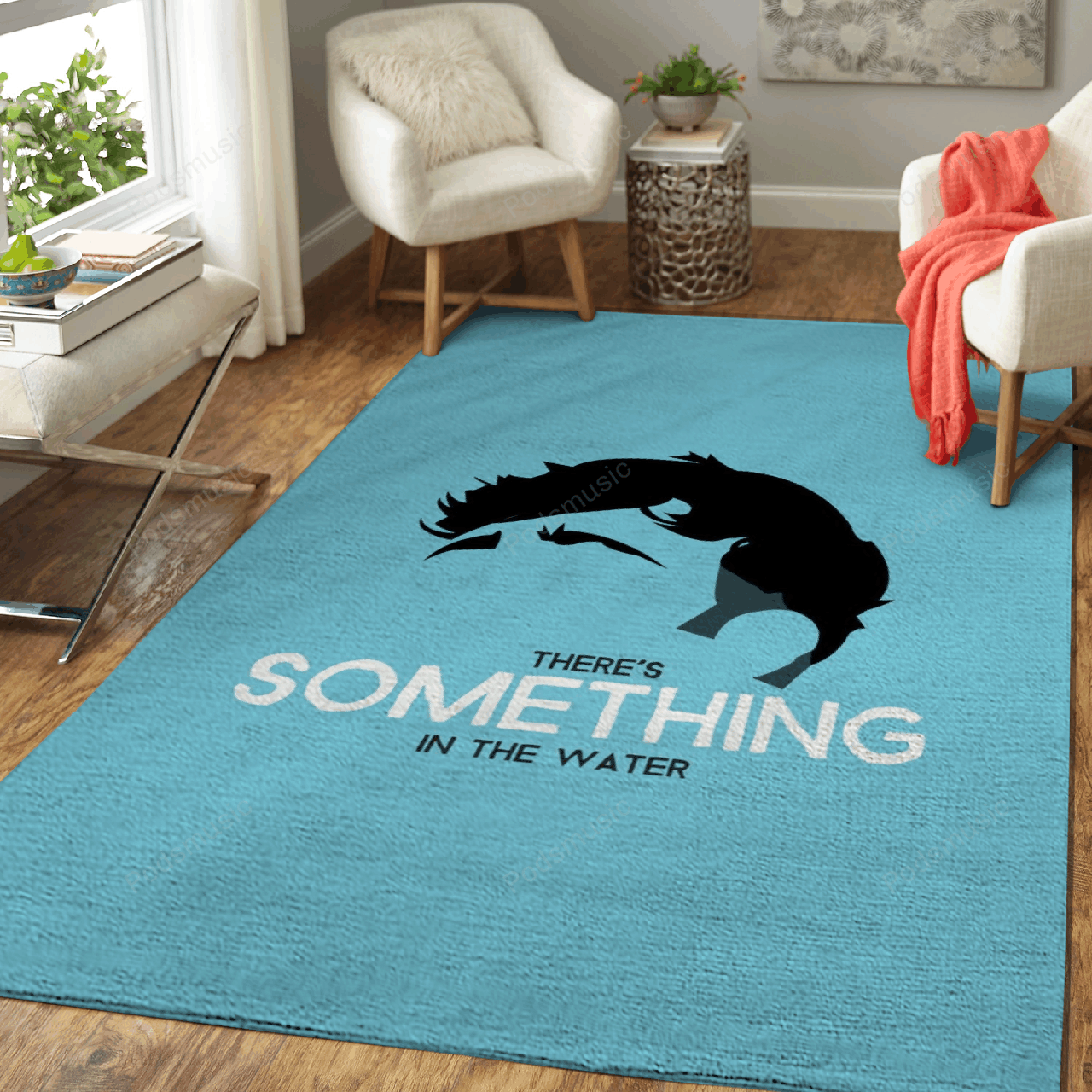 Tom Grennan Cyan Music Icons Art For Fans Area Rug Regtangle  Chussin | Home Decor Easily