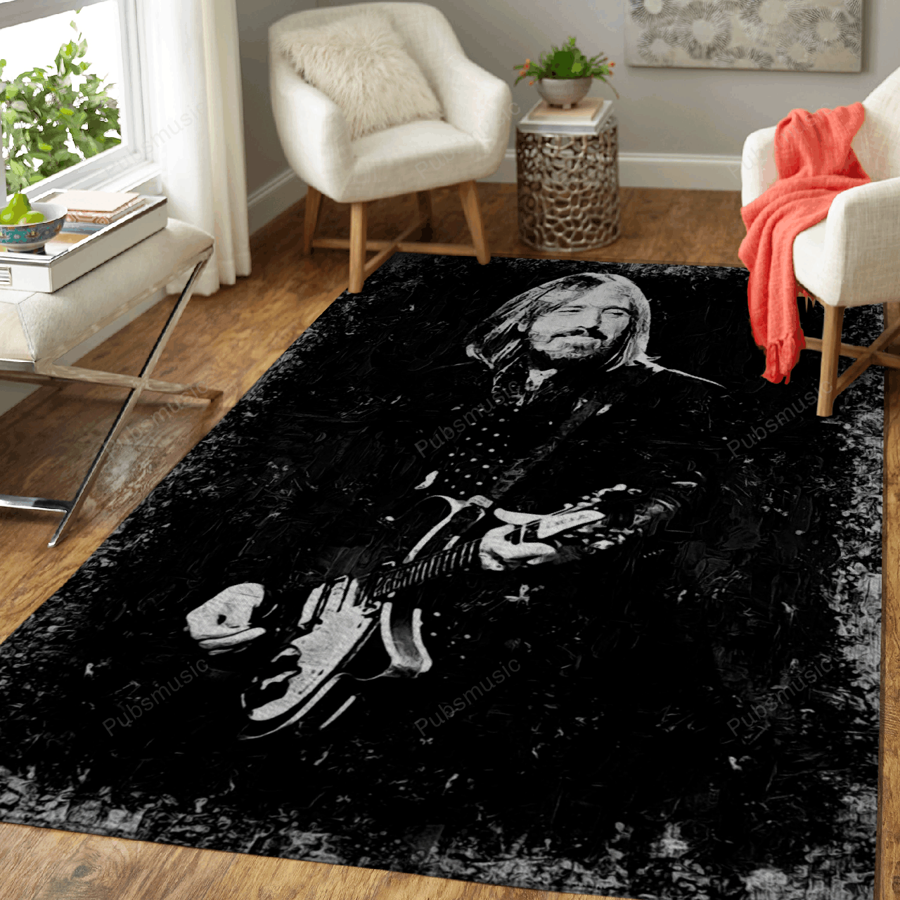 Tom Petty Music Monochrome Art For Fans Area  Chussin | Home Decor Easily