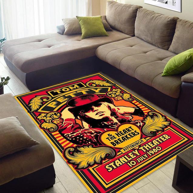 Tom Petty Stanley Theatre Pittsburgh Area Rug -  Chussin | Home Decor Easily