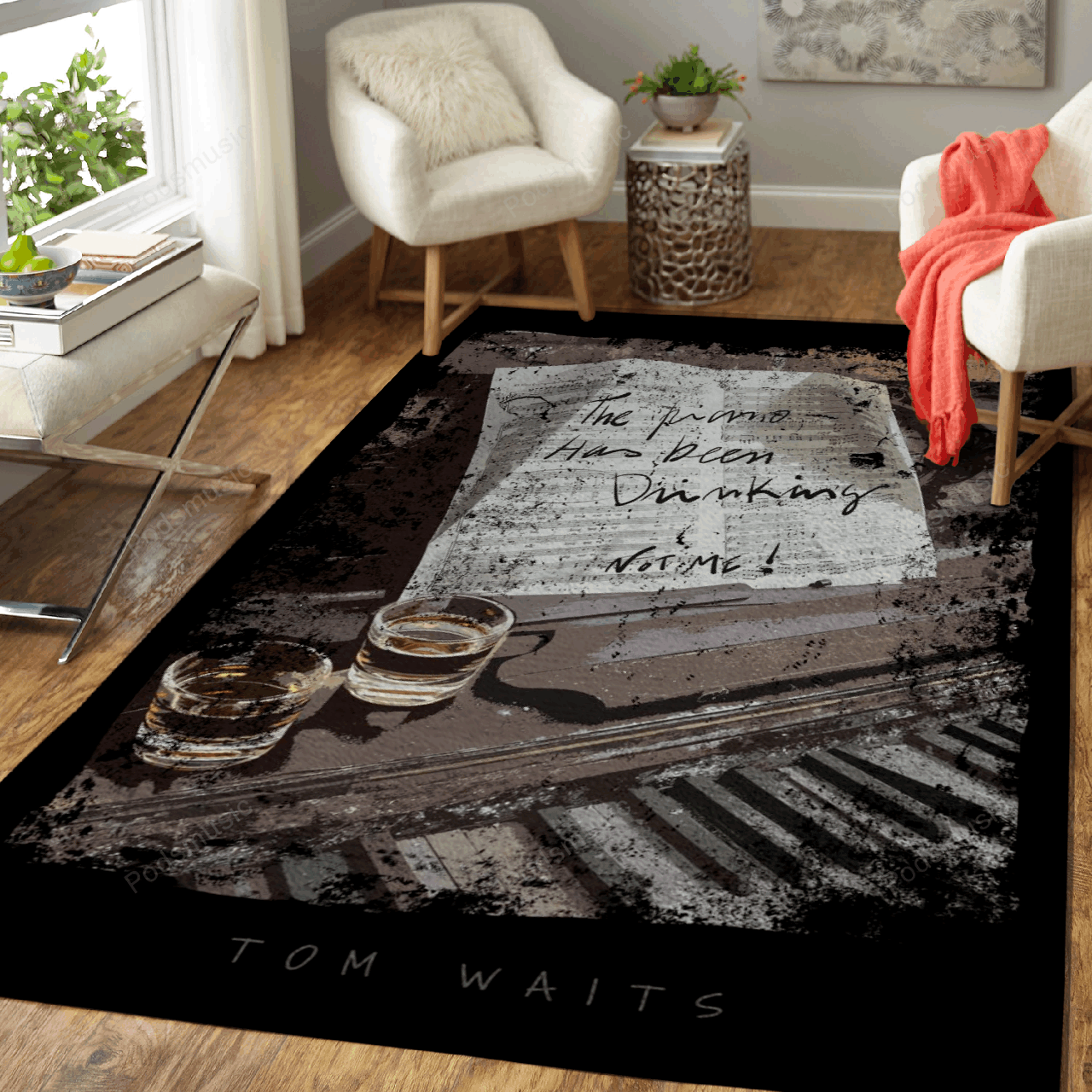 Tom Waits Music Art For Fans Area  Chussin | Home Decor Easily