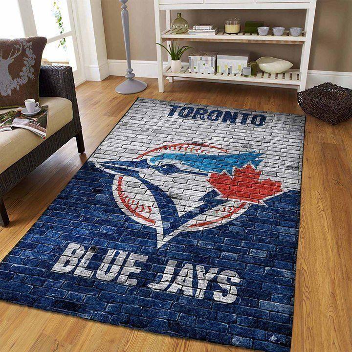 Toronto Blue Jays Area Rug Mlb Baseball Team Logo V3659  Chussin | Home Decor Easily