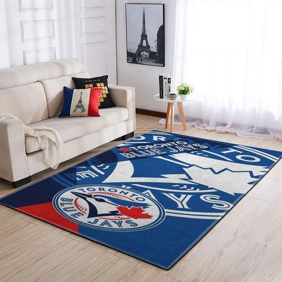 Toronto Blue Jays Area Rug Mlb Baseball Team Logo V3660  Chussin | Home Decor Easily