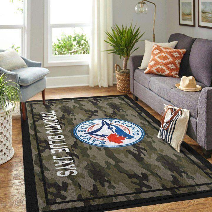 Toronto Blue Jays Area Rug Mlb Baseball Team Logo V3661  Chussin | Home Decor Easily