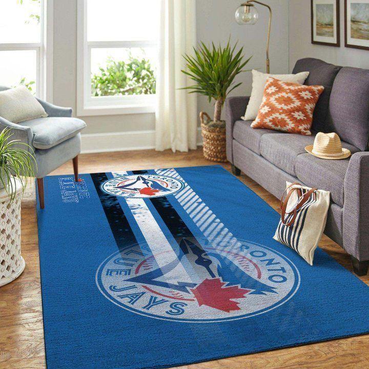 Toronto Blue Jays Area Rug Mlb Baseball Team Logo V3662  Chussin | Home Decor Easily