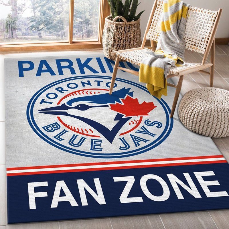 Toronto Blue Jays Mlb 1 Area Rug  Chussin | Home Decor Easily