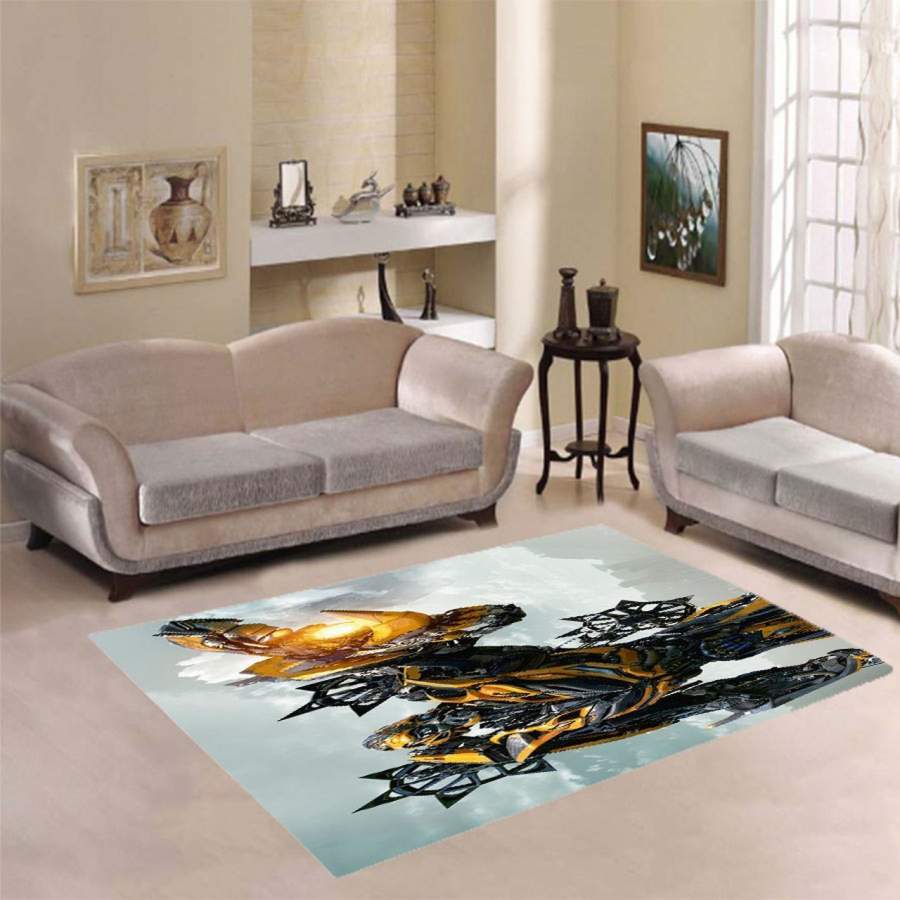 Transformers 4 Bumblebee Area Rug Movie Ofd 20030928  Chussin | Home Decor Easily