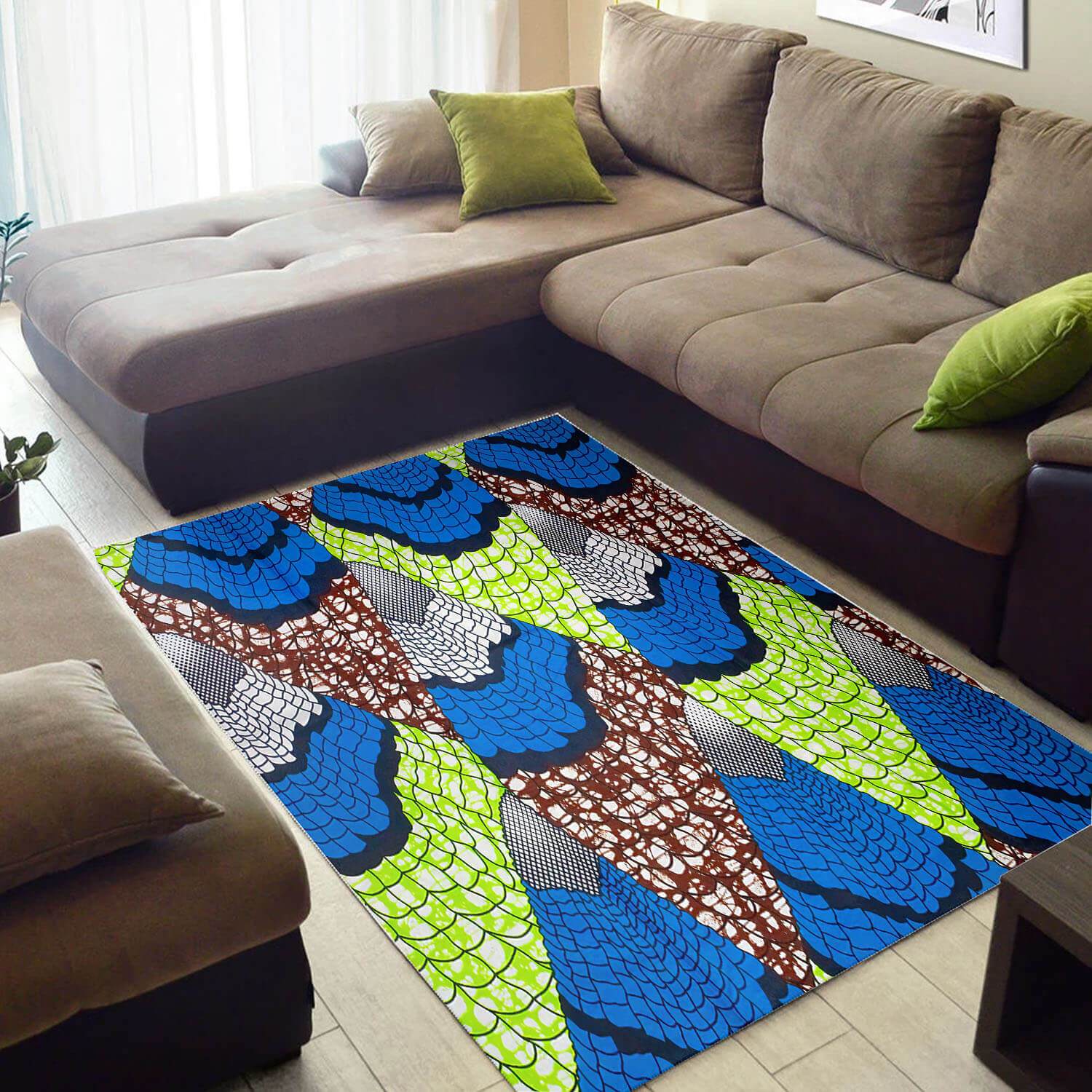 Trendy African American Colorful Afrocentric Pattern Art Style Floor Inspired Living Room Rug -  Chussin | Home Decor Easily