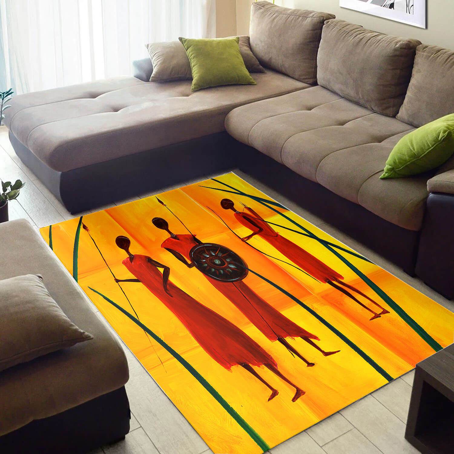 Trendy African Beautiful Style Melanin Afro Woman Design Floor Rug -  Chussin | Home Decor Easily