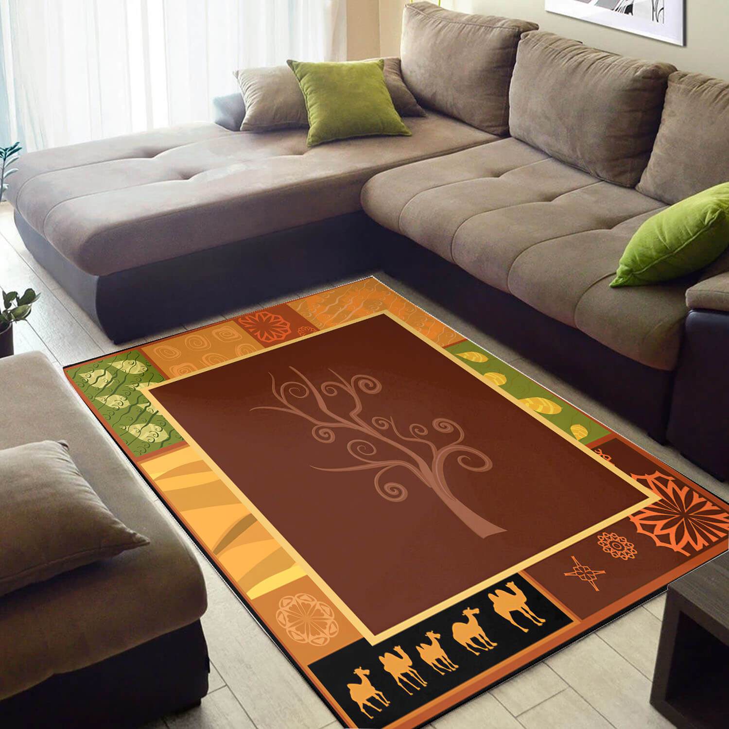 Trendy African Style Natural Hair Afrocentric Art Inspired Living Room Rug -  Chussin | Home Decor Easily