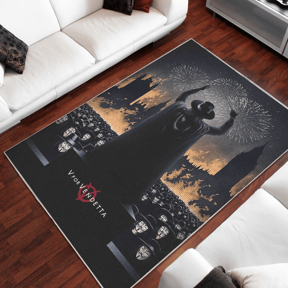 V For Vendetta Area Rug -  Chussin | Home Decor Easily