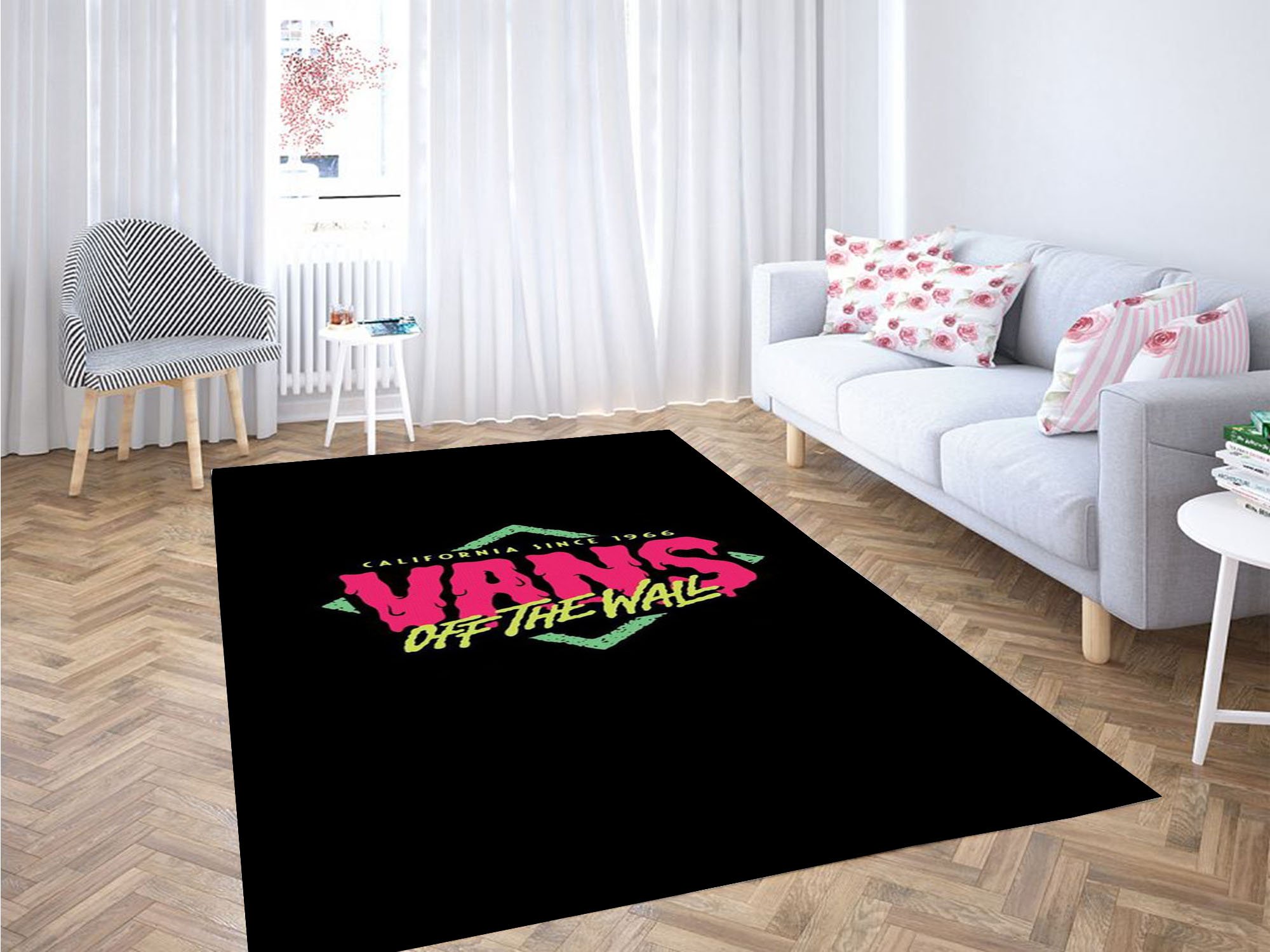 Vans Graphic Design Carpet Rug -  Chussin | Home Decor Easily