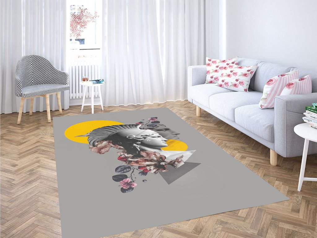 Vaporwave Roman Aesthetic Living Room Modern Carpet Rug -  Chussin | Home Decor Easily
