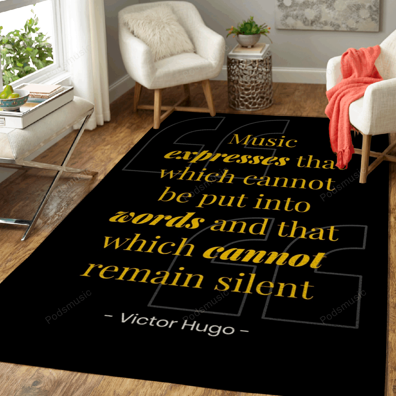 Victor Hugo Music Quotes Inspiring Quotes Art For Fans Area  Chussin | Home Decor Easily