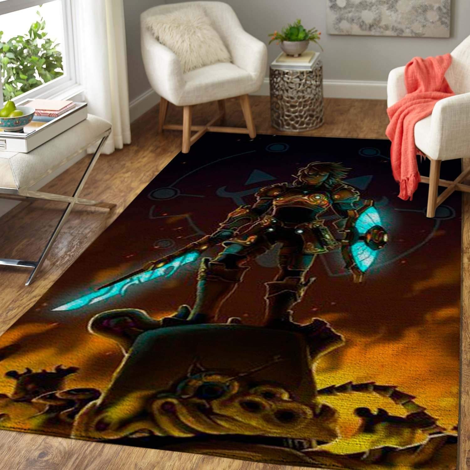 Videogame Fans The Legend Of Zelda Area Rug Link Gaming beautyus Chussin | Home Decor Easily