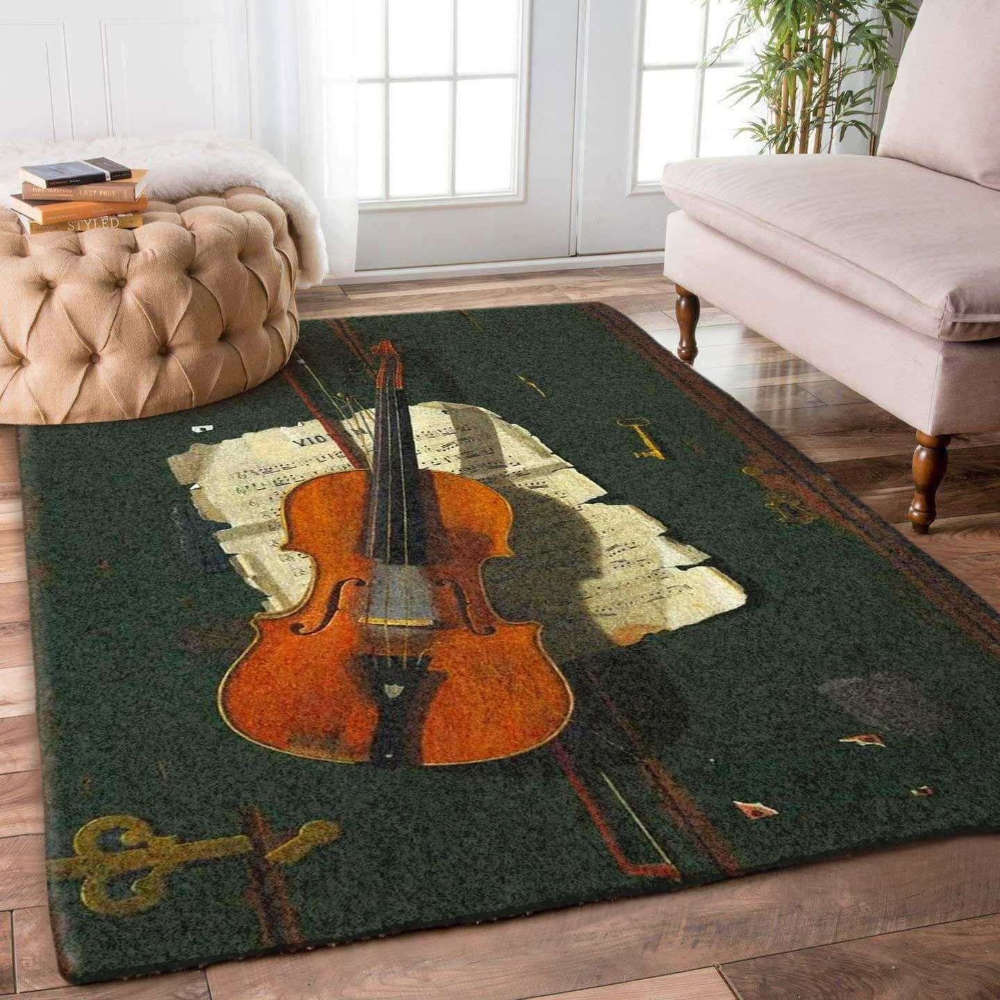Violin Rug -  Chussin | Home Decor Easily