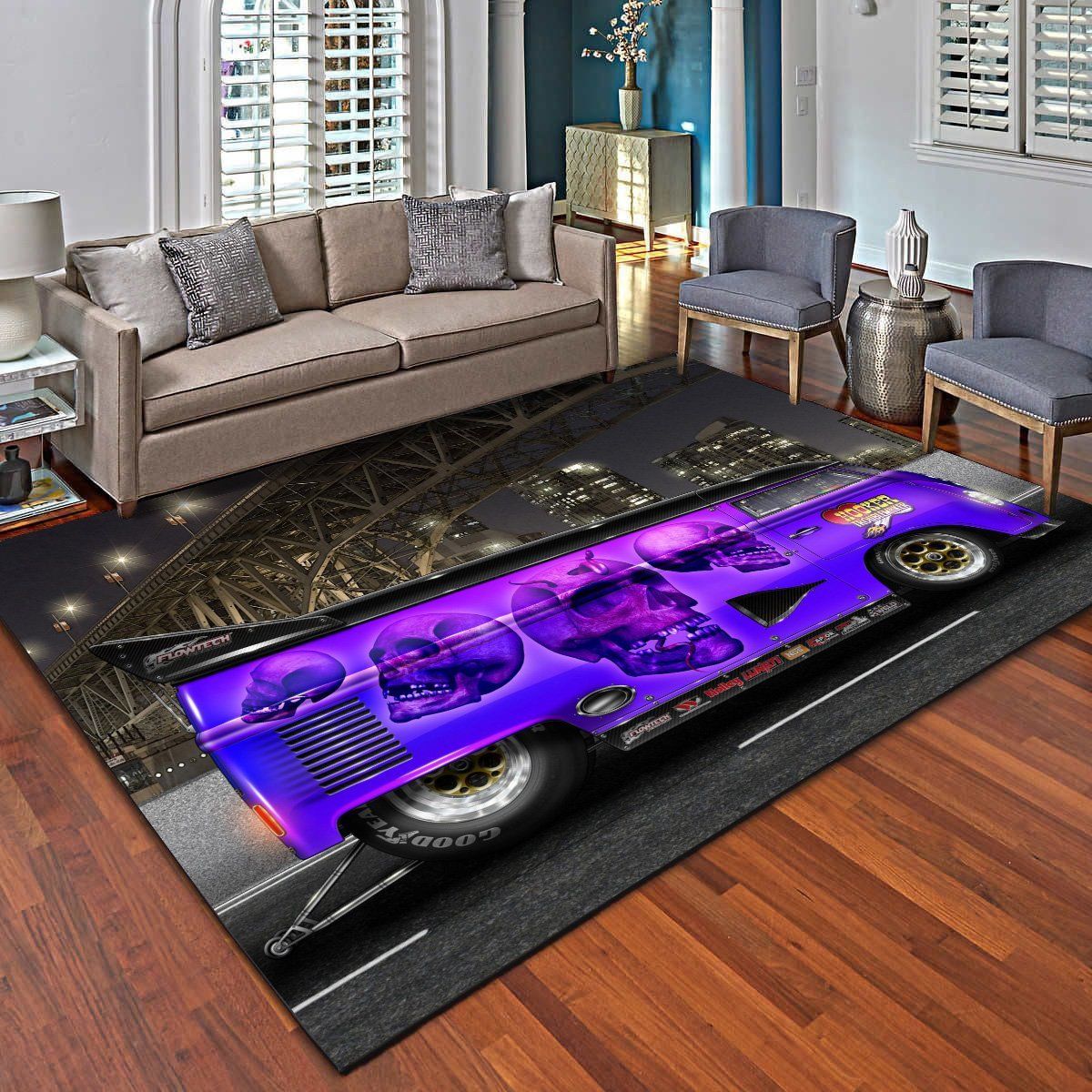 Volkswagen Area Rug Supercar Bedroom Mat  Chussin | Home Decor Easily