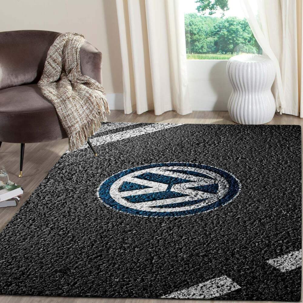 Volkswagen Logo Supercars Area Rugs Fn181247 | Home Decor Easily