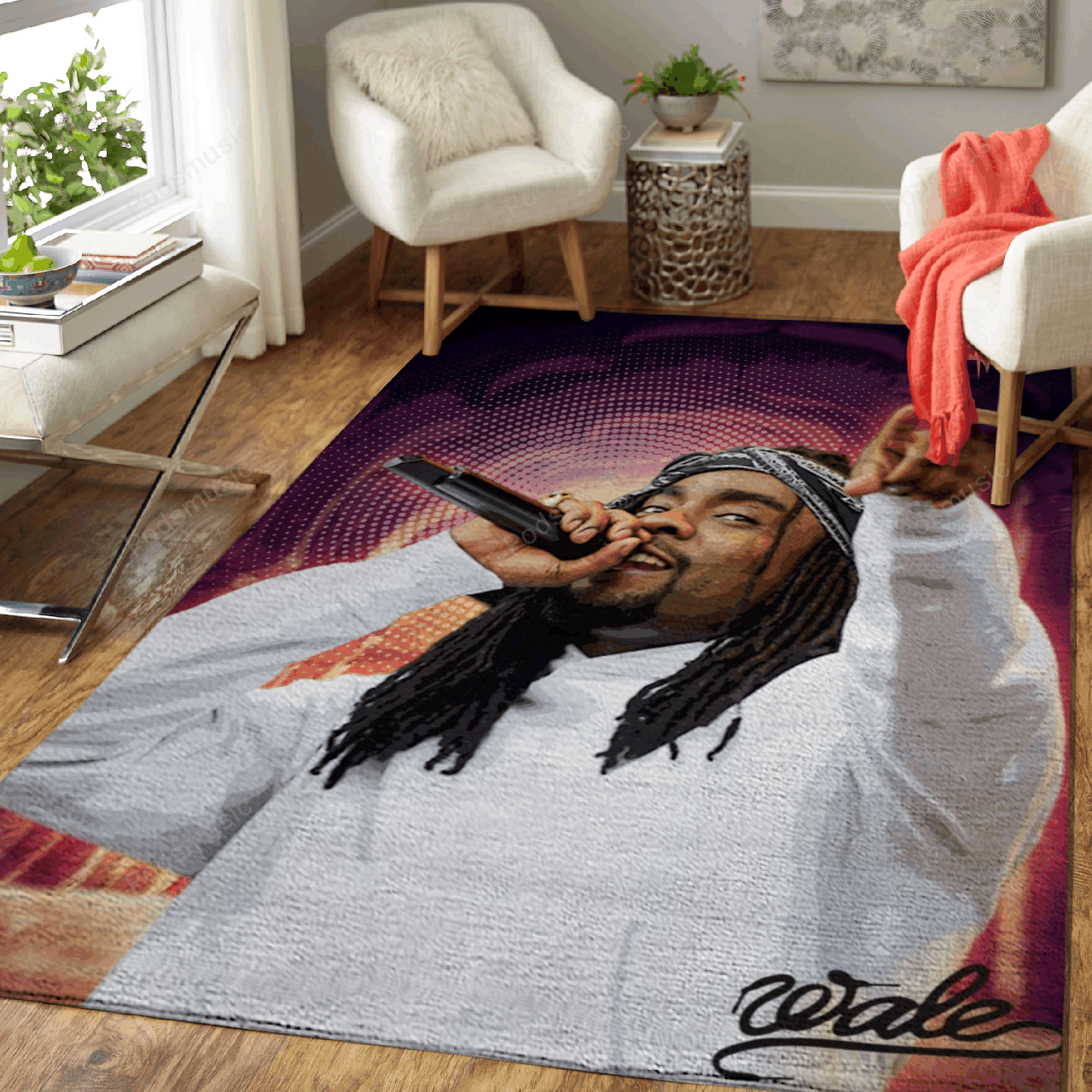 Wale Rap Music Art For Fans Area  Chussin | Home Decor Easily