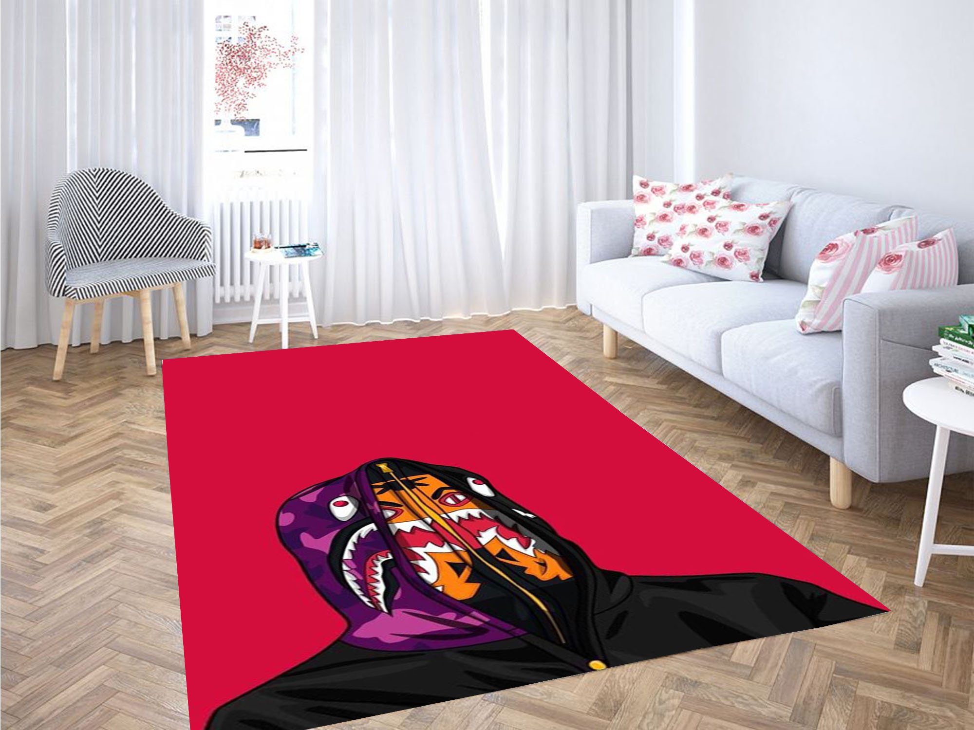 Wallpaper Bape Red Carpet Rug - Chussin | Home Decor Easily