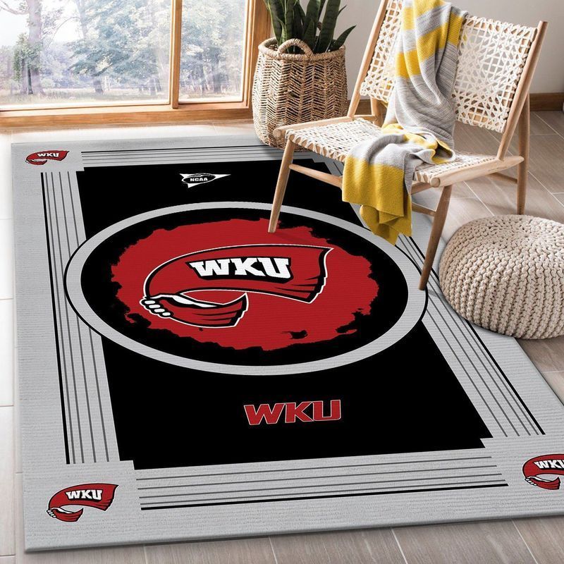 Western Kentucky Hilltoppers Ncaa 1 Area Rug And  Chussin | Home Decor Easily