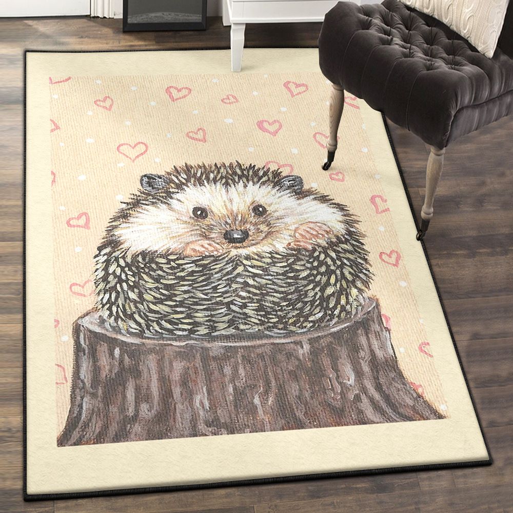 Wild Hedgehog Large Area Rugs, Hedgehog Rug  Chussin | Home Decor Easily