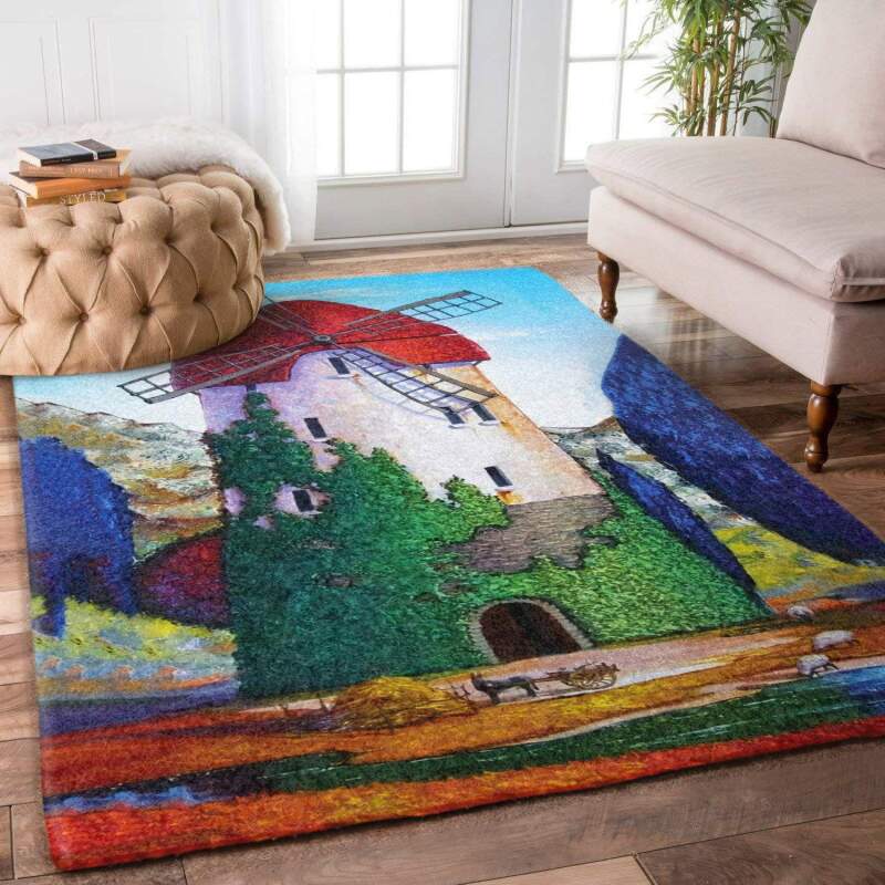 Windmill Rug -  Chussin | Home Decor Easily