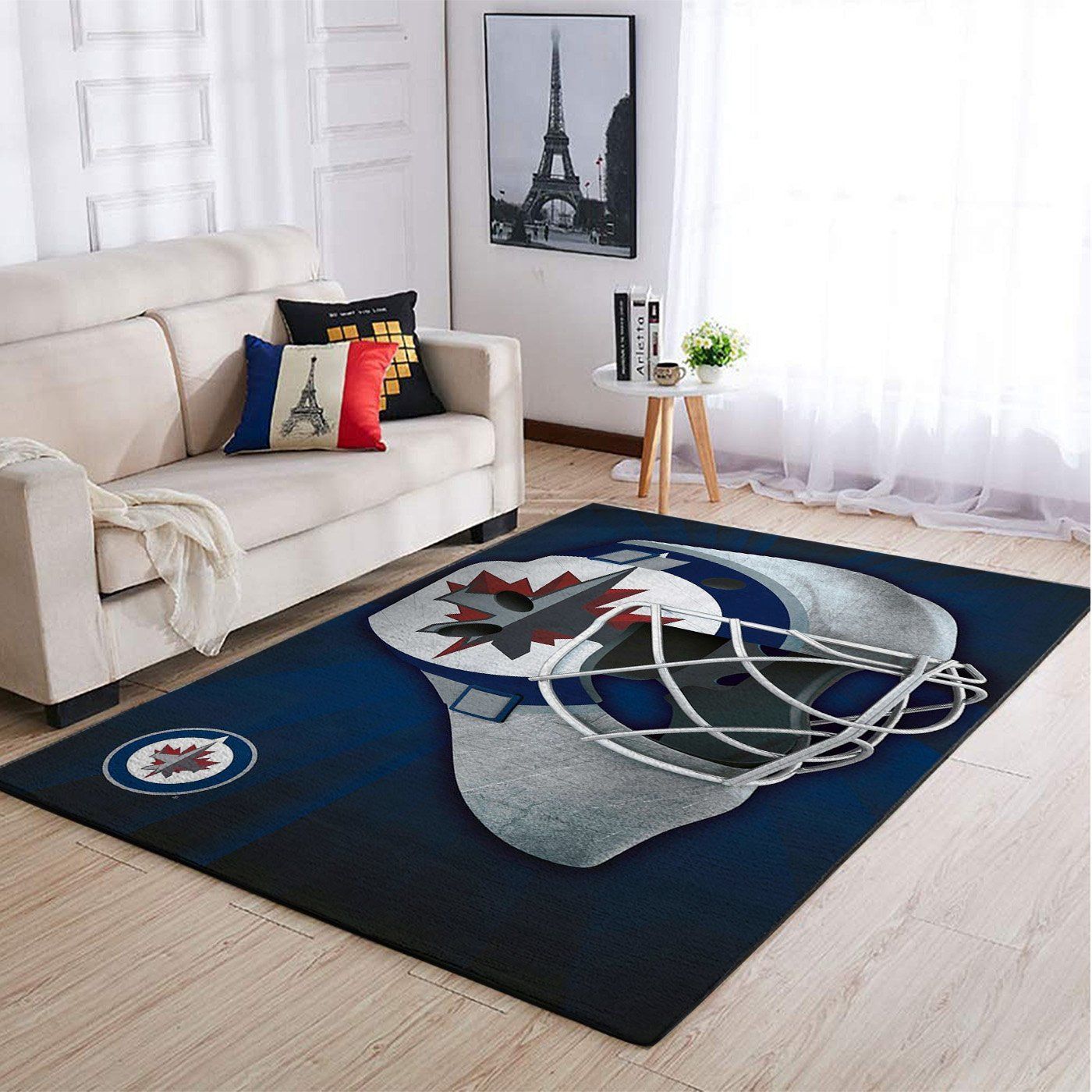 Winnipeg Jets Nhl Area Rugs Team Logo Style Sports  Chussin | Home Decor Easily