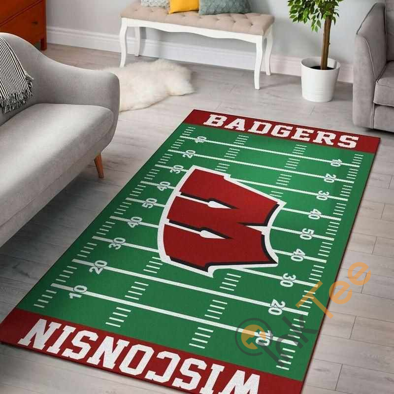Wisconsin Badgers Home Field Area Rug -  Chussin | Home Decor Easily