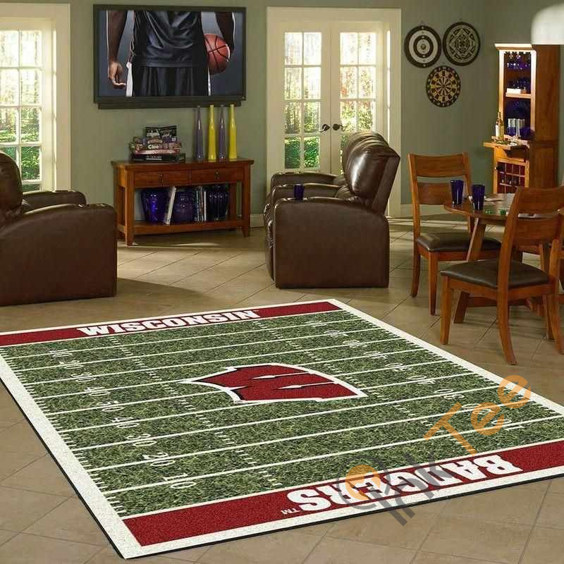 Wisconsin Badgers Home Field Area Rug -  Chussin | Home Decor Easily
