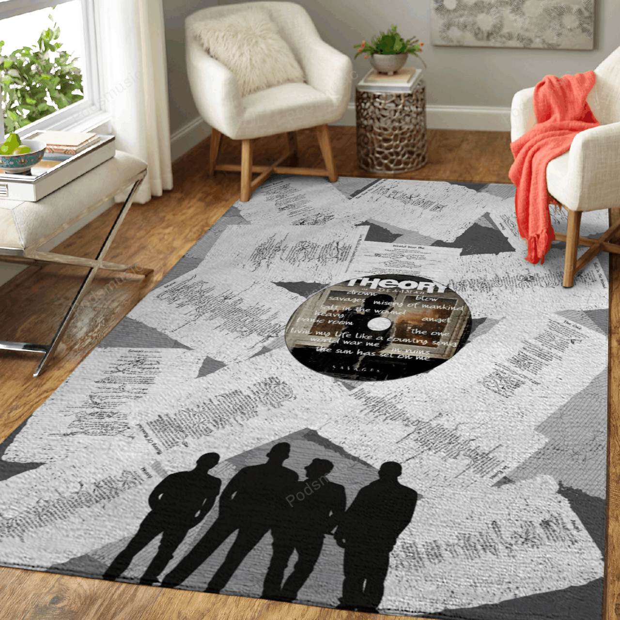 W&M 39 Words Music Art For Fans Area  Chussin | Home Decor Easily